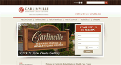 Desktop Screenshot of carlinvillenursingandrehab.com